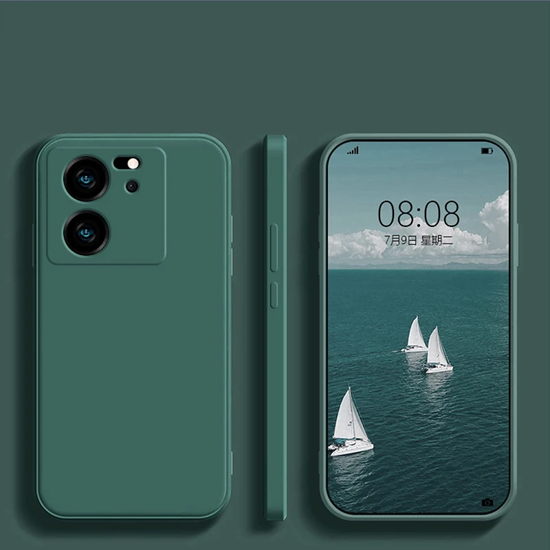 Mi 13 t 13 t mi13t pro Fall Luxus quadratische flüssige Silikon Handy hüllen für Xiaomi mi 13 t mi 13 t pro mi13t pro 5g Soft Back Cover – Detail 17