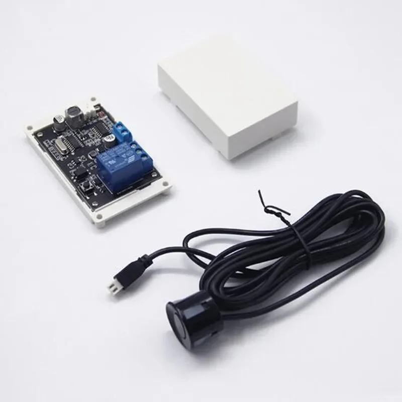 Ultrasonic Distance Sensor Reversing Radar Module Adjustable Distance Relay Switch Output Obstacle Avoidance Sensor 12V-24V