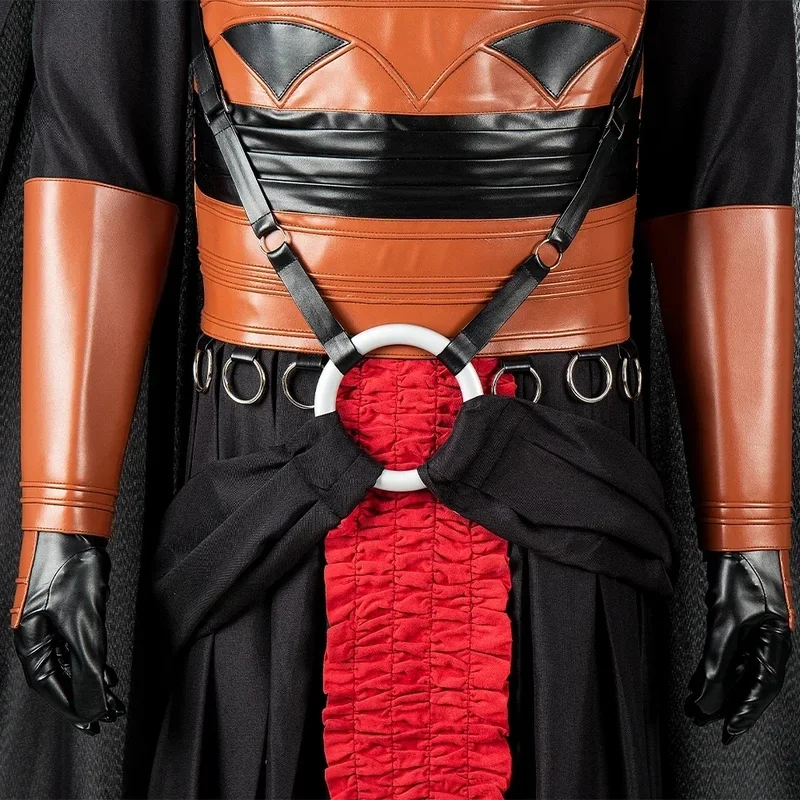 RGD4 Black Darth Revan Cosplay Costume Leather Armor Latex Mask Outfit Full Set and Individual Items Are Sold Cust DP[7/ - view 5