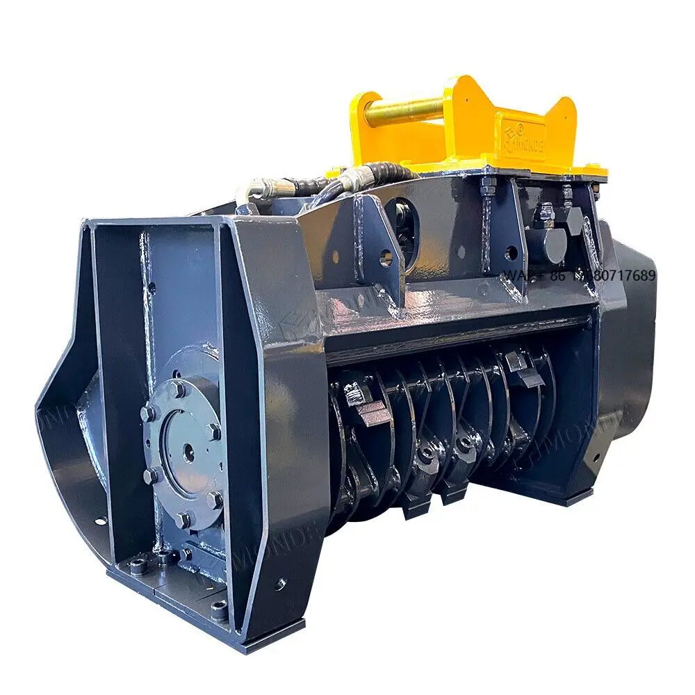 High Efficiency 3-30 Ton Excavator Forestry Mulcher Wood Chipper