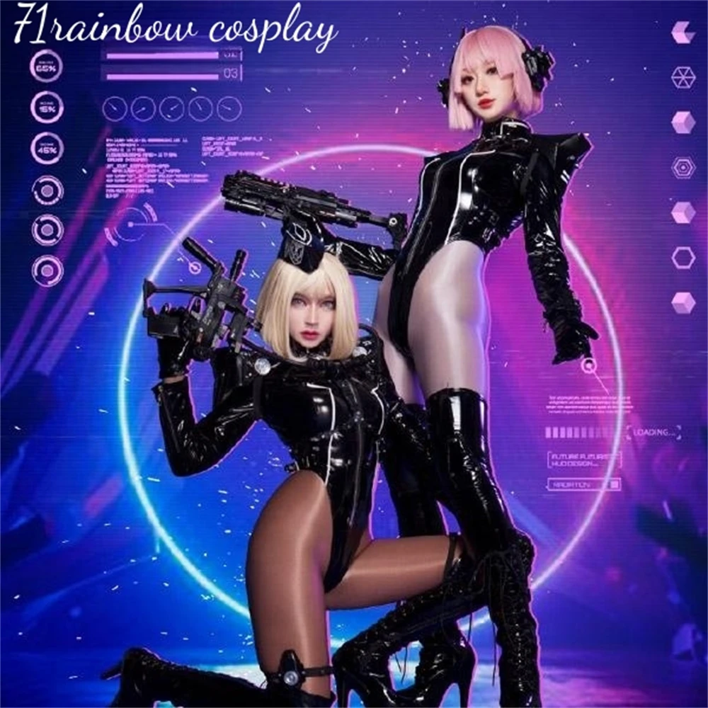 Dark Dynasty Original Design Imperial Communications Officer Cosplay Costume Halloween Leather Uniforms Jumpsuits Sexy Cosplay