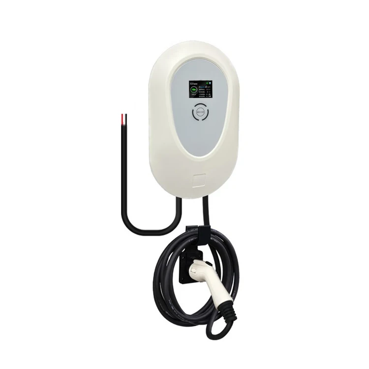 

New Energy Electric Vehicle Charger Customized Logo 7kw 11kw 22kw 16a 32a 3 Phase White Ac Wallbox Ev Charger