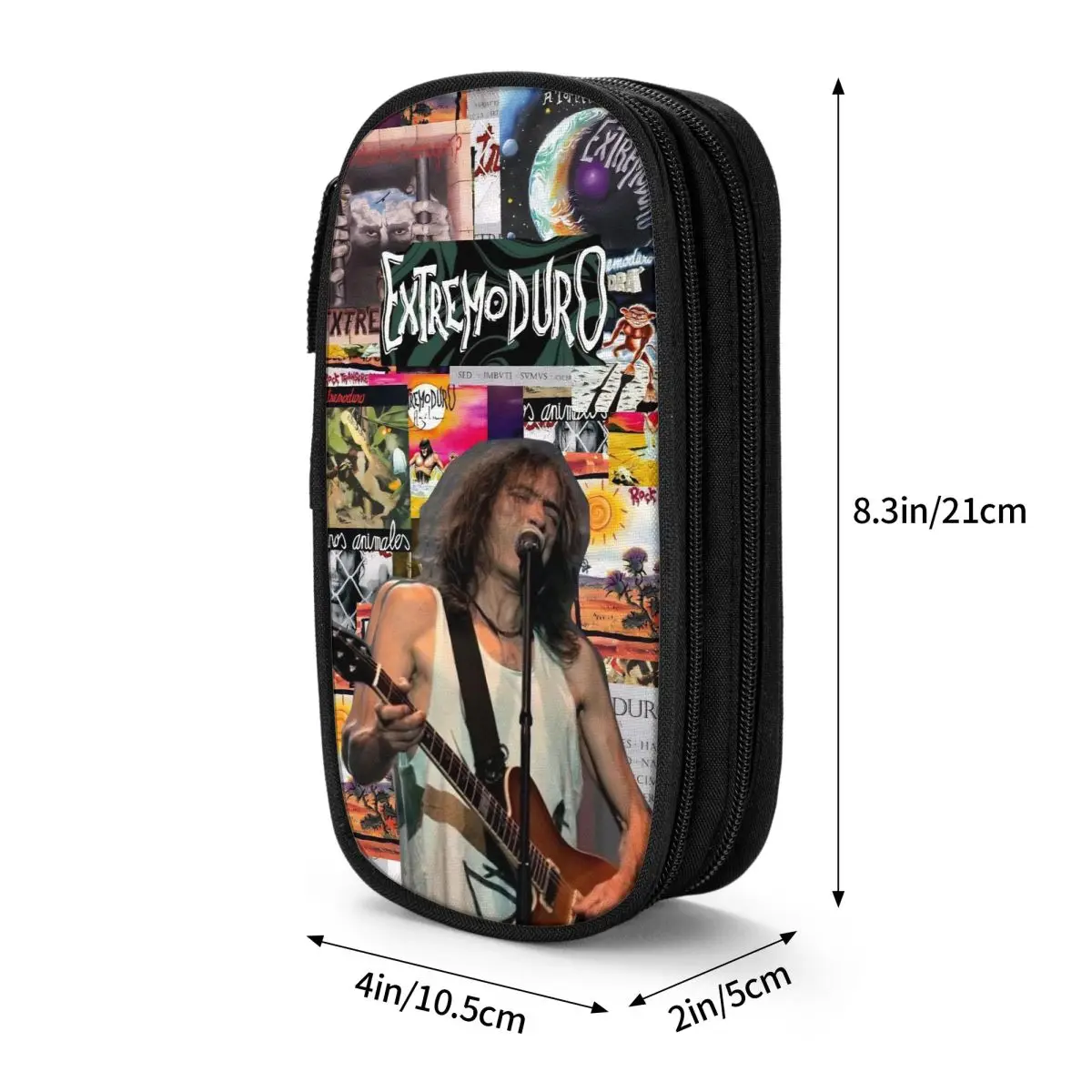 Stiftbox mit großer Kapazität, Extremoduro Rock Band Tour Merch, doppellagiges Federmäppchen, Make-up-Tasche für Mädchen, tolles Geschenk