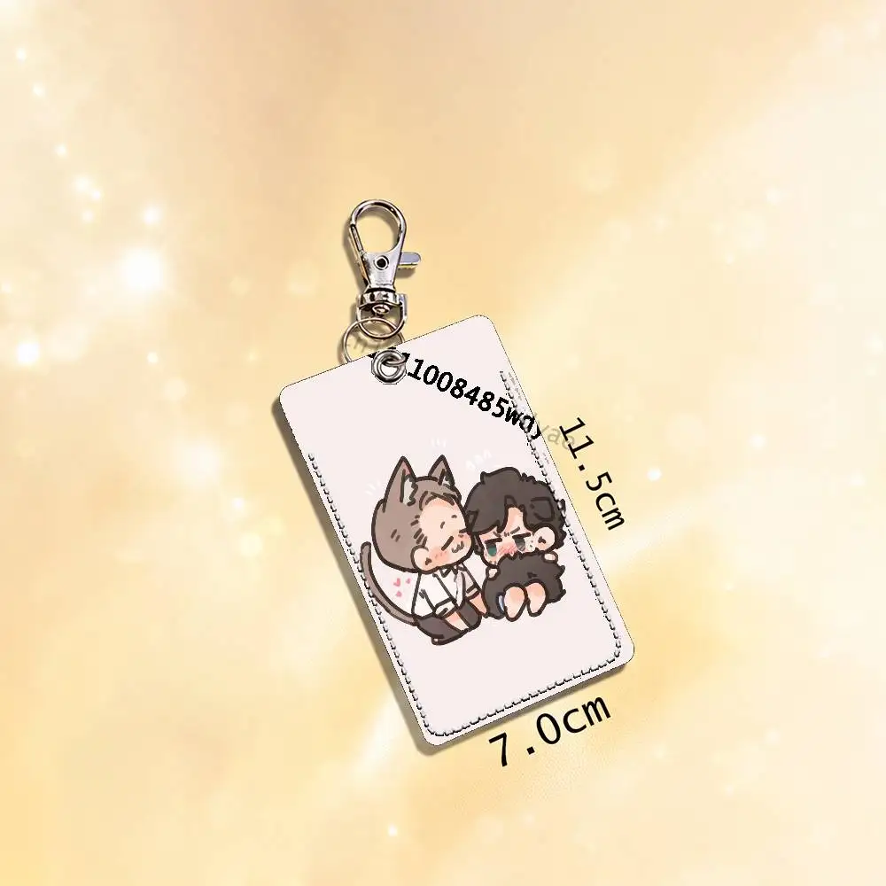 H-HannibalS and Will Card Keychain Fashion Pendant Bag ID Door Card Case Bus Card Cute Adult image 6
