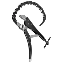 Tailpipe Cutter 0.6inch to 3.3inch Exhaust Tube Chain Cutter Carbon Steel Exhaust Pipe Cutter Tool for PVC Copper Exhaust Pipe