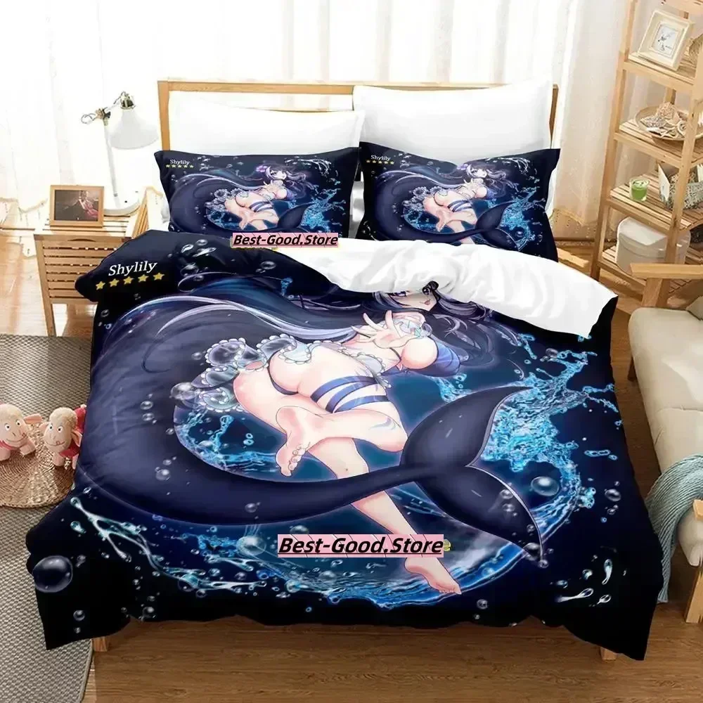 

Kawaii Shylily Bedding Set Duvet Cover Sheet Printed Bed Set Pillowcase Bed Full Queen King Size Comforter Bedroom