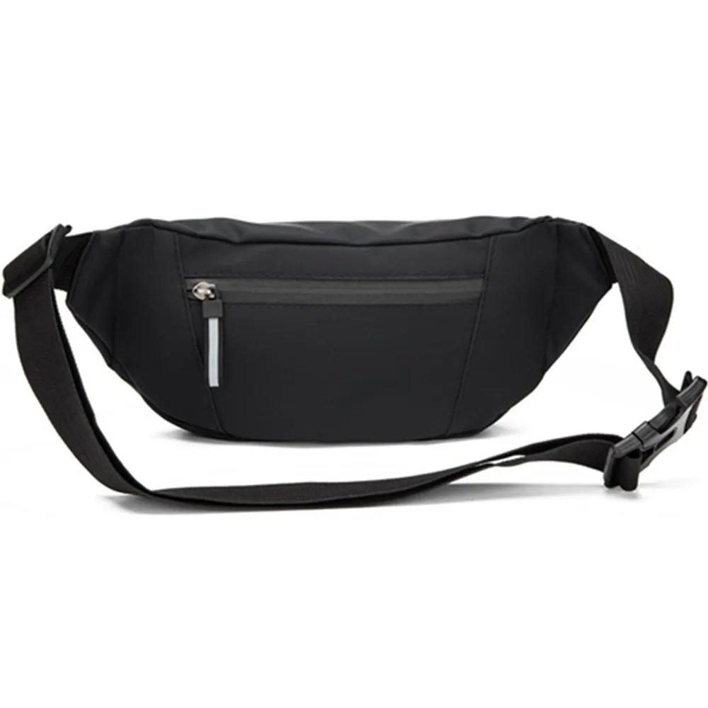 New Men Women Waist Bag Outdoor Sports Waist Bum Bag Running Jogging Belt Pouch Zip Fanny Pack Phone Bag Travel Oxford Chest Bag