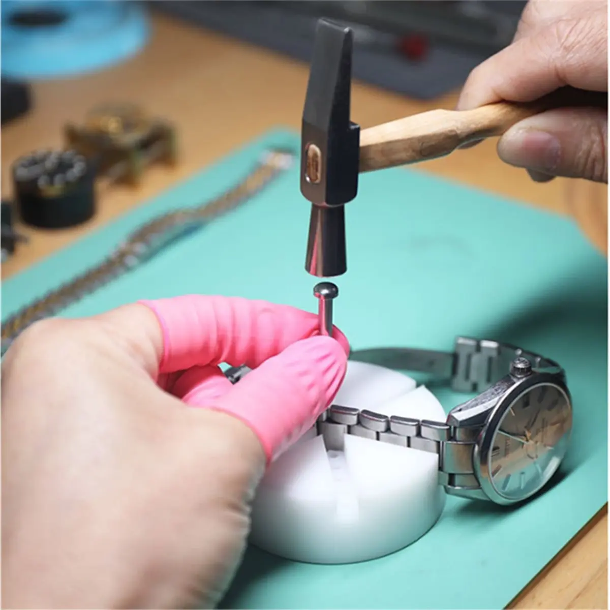 3pcs Watch Strap Punch Needle Wristband Adjusting Removal Tool 0.8mm Watch Repair Accessory Adjusting Removal Tool [2026 MOCC]