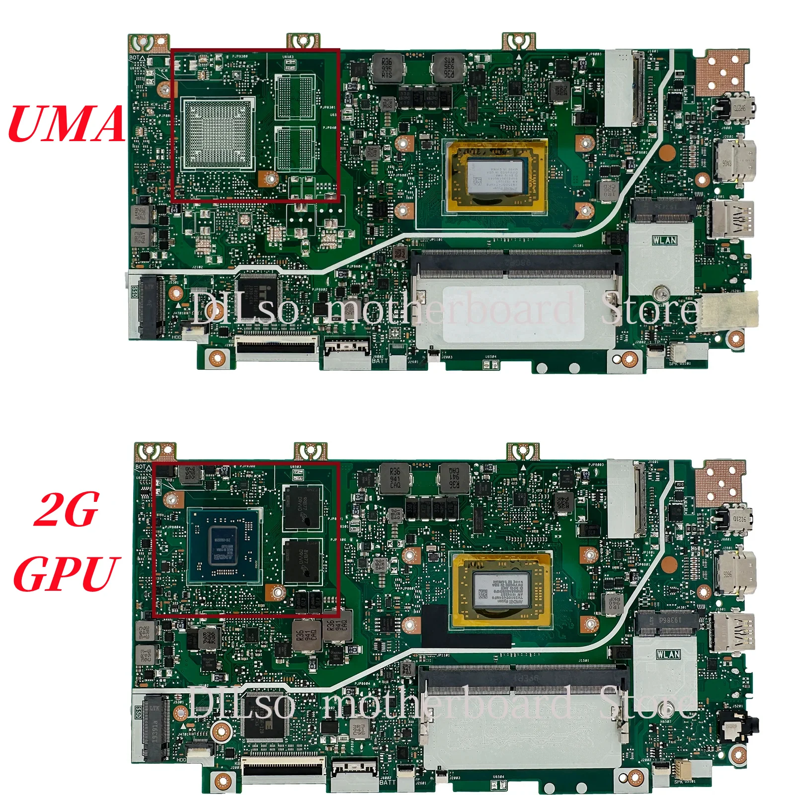 X412DA Mainboard For ASUS X412DK A412D F412D X412D Laptop Motherboard Ryzen R3-3200U R5-3500U R7-3700U UMA/V2G 4GB-RAM 100% Test