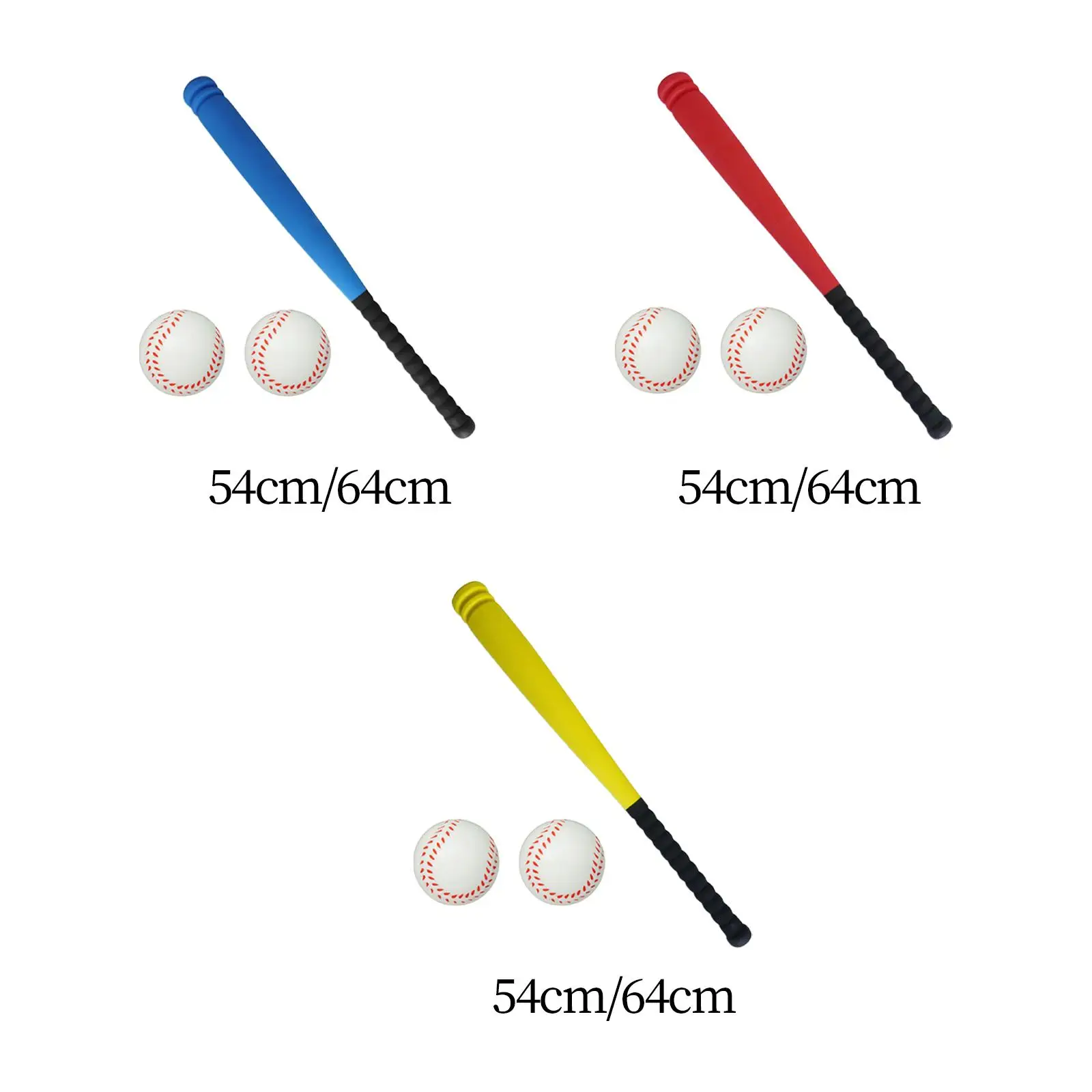 

Youth Baseball Toy Creative with Ball Children's Fun Baseball Bat Ball Set for Kids for Park Indoor Travel Activity Playground