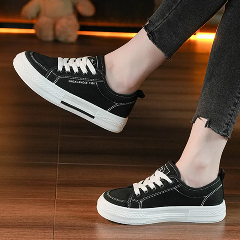 Classics Sneakers Women Shoes Women Canvas Flats Loafers Female Fashion Casual Vulcanize Shoes Ladies Espadrilles High Quality