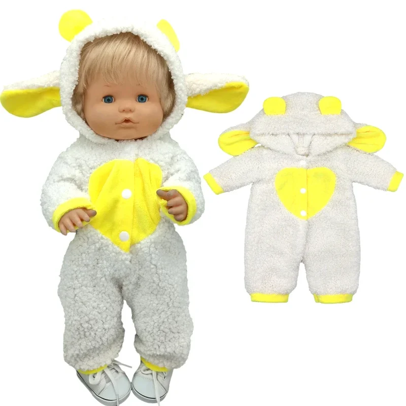 Reborn Baby Dolls Dress for 40 Cm Nenuco Ropa Y Su Hermanita Children Girl Gift Doll Clothes