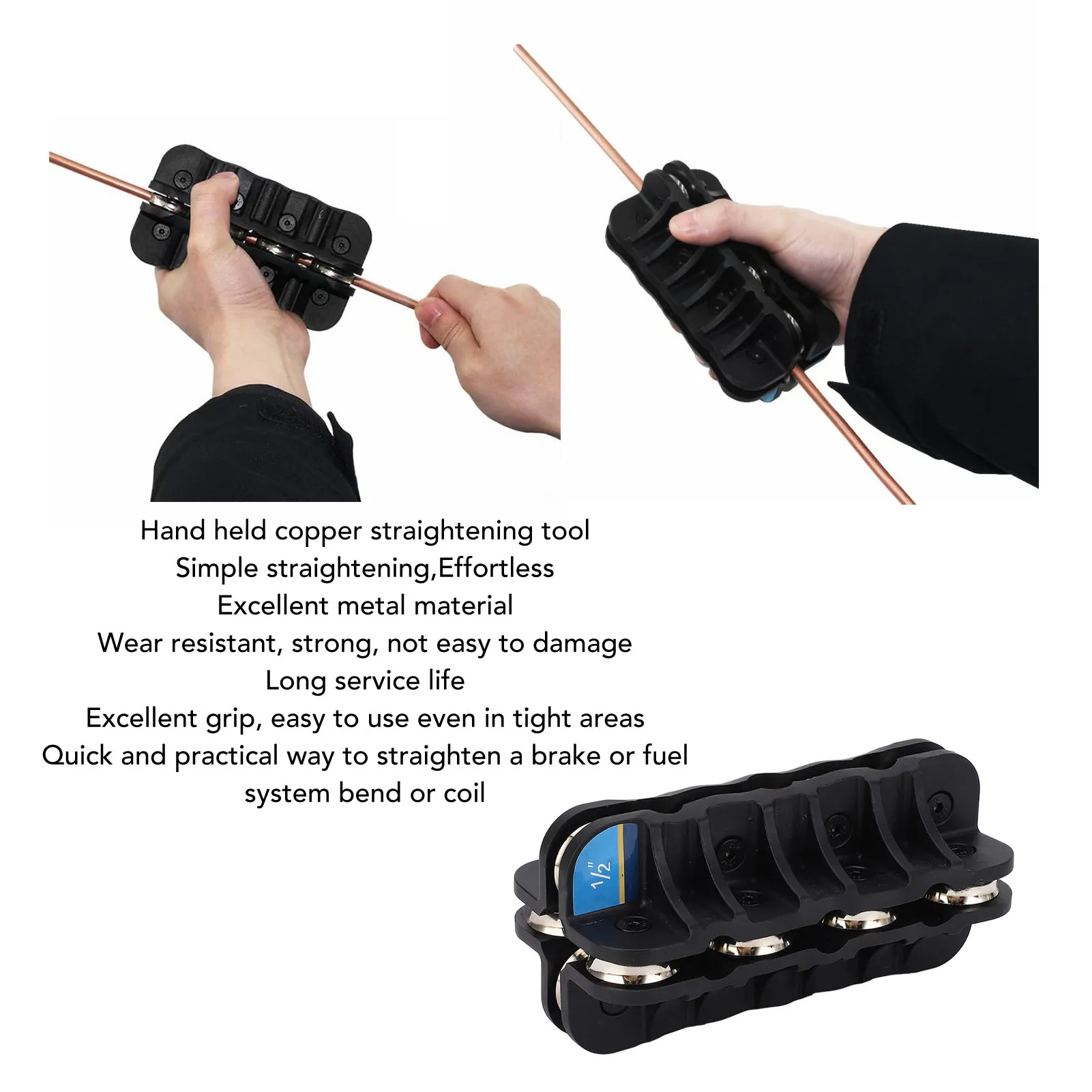 1//2 Zoll Rohrglätter Rohrglätter Rohrglätter 1/2 Zoll 12,7 mm Handbremsleitung Kupferrohr Glättwerkzeug