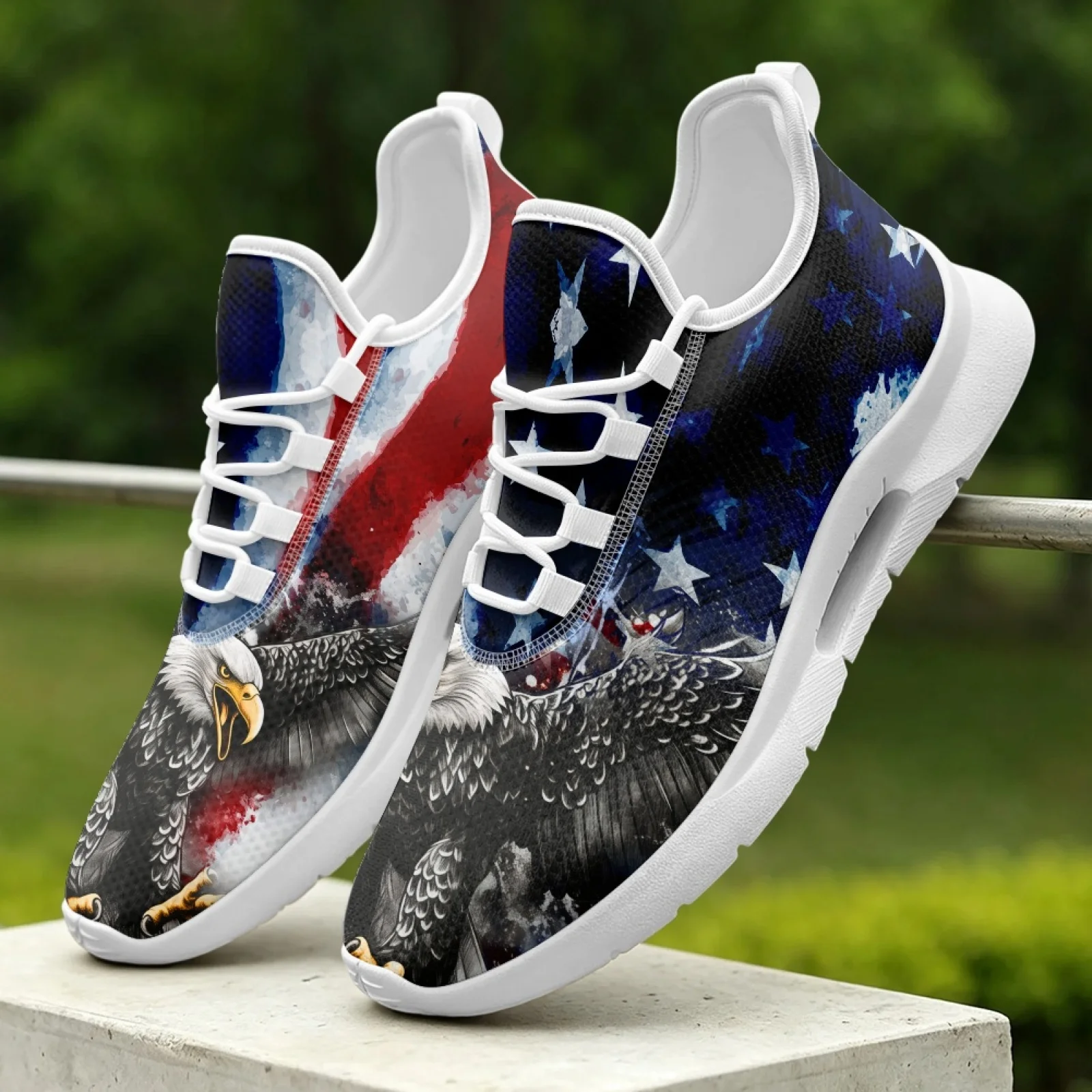 XIXIRIMIDO Women's Lace-up Casual Shoe Nurse Shoes Women's Sandals Men's Sneakers and Casual Shoes Tenis Feminino USA Eagle