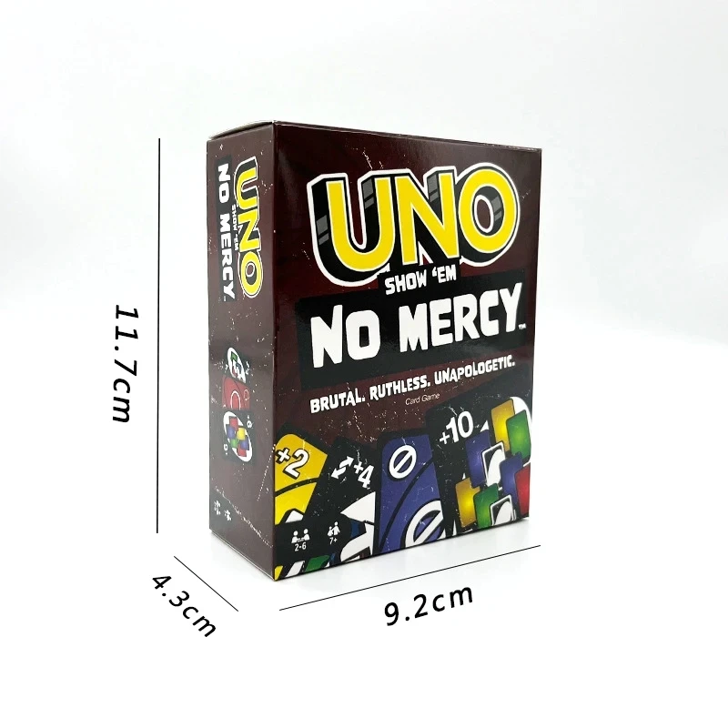 Uno No mercy Game Board Games UNO Cards Table Family Party Entertainment UNO Games Card Toys Children Birthday New Year Gifts