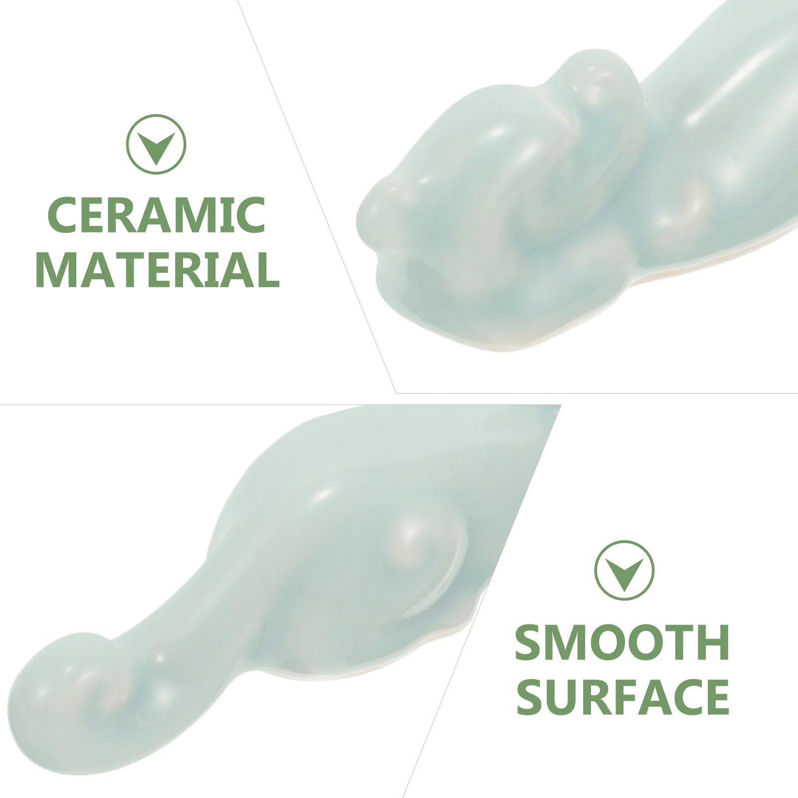 

Elegant Ceramic Calligraphy Brush Pen Rest Creative Design Birthday Christmas Gift Practical Desktop Decor Brush Pen Holder