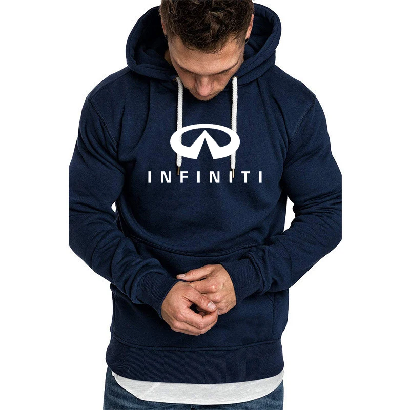 Spring Autumn Men's Hoodies Infiniti Logo Print Sweatshirt Fashion Unisex Hoodie Casual Cotton Men's Hoody Tracksuit