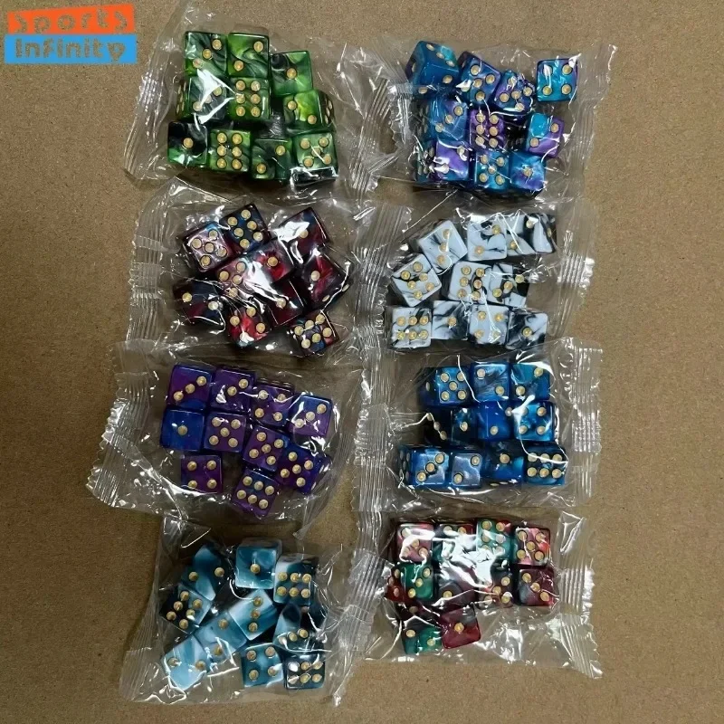 

10 шт./лот, 12 мм, квадратный угол, двухцветный набор кубиков с номером, Dnd для COC Cthulhu, RPG, настольная игра, беговая группа, набор кубиков Dnd