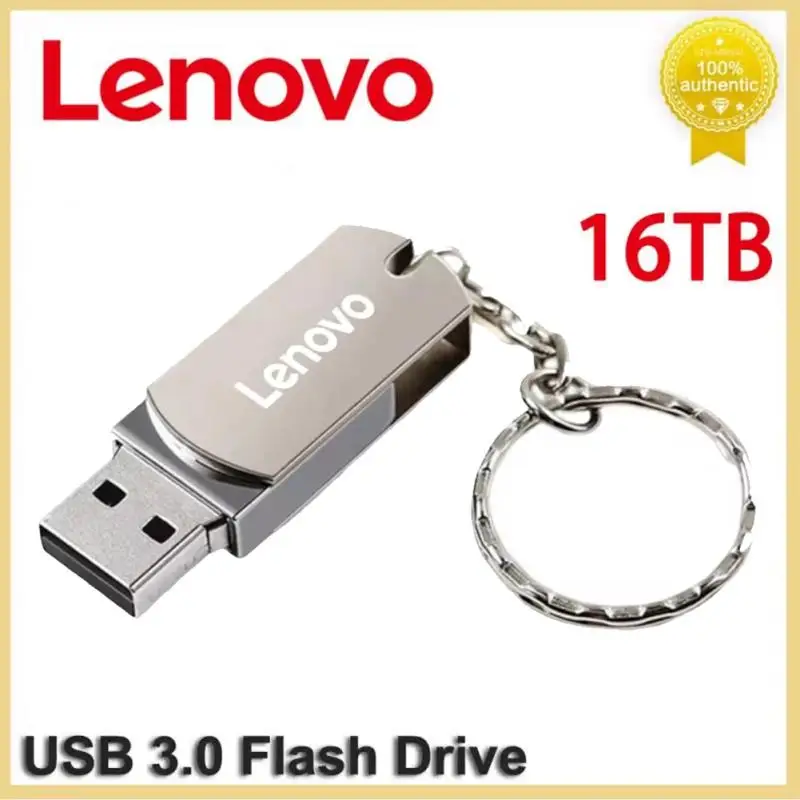 

Lenovo 16TB USB 3.0 Flash Drive U Disk Type-C Interface High Speed 1TB Large Capacity 512GB 256GB Metal Pendrive Memoria Stick