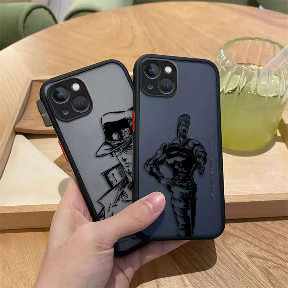 Comic JoJo's Bizarre Adventure Custodia per telefono opaca per Redmi NOTE 14 13 12 12S 11 11T 11S 10 10S 9T 9 9S 10X PRO PLUS TPU Custodia fai da te