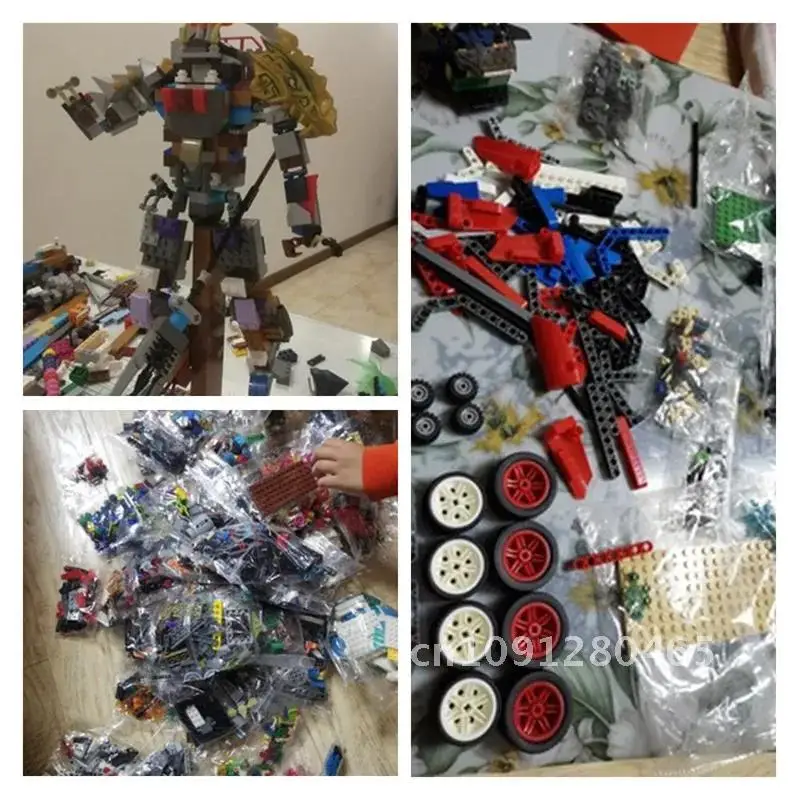 Basic Parts and High-Tech Mixed Packaging Pieces Building Blocks Bulk Model DIY Creative Bricks Assembly Kids Educational Toys