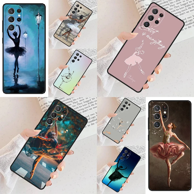 Ballerina Ballet Dance Girl Cell Phone Case for Samsung Galaxy S26 Ultra S25 S24 S23 S22 S21 S20 Note10 Cover