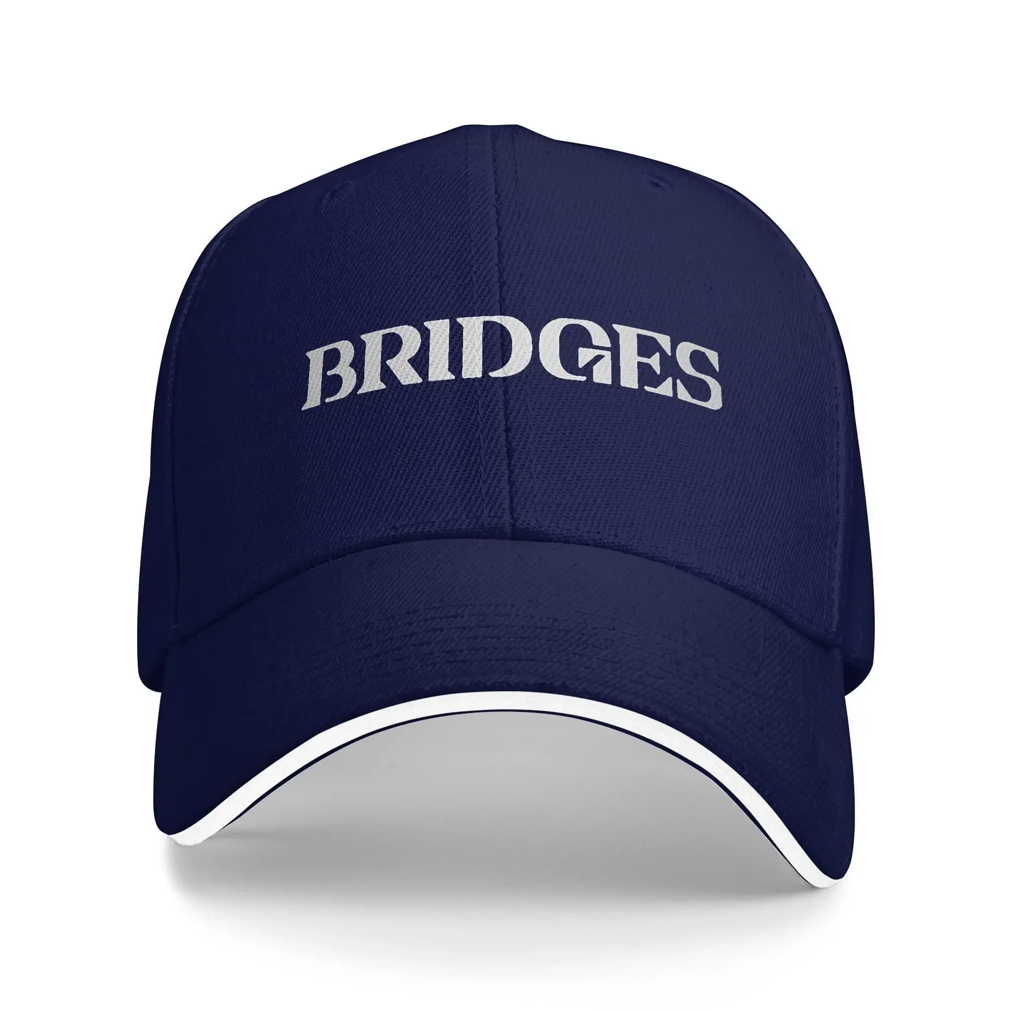 

Bridges Logo Death Stranding Sandwich Caps Adult ,Hip-Hop,Baseball Caps Hat Breathable Polyester Racing Cap Summer Caps