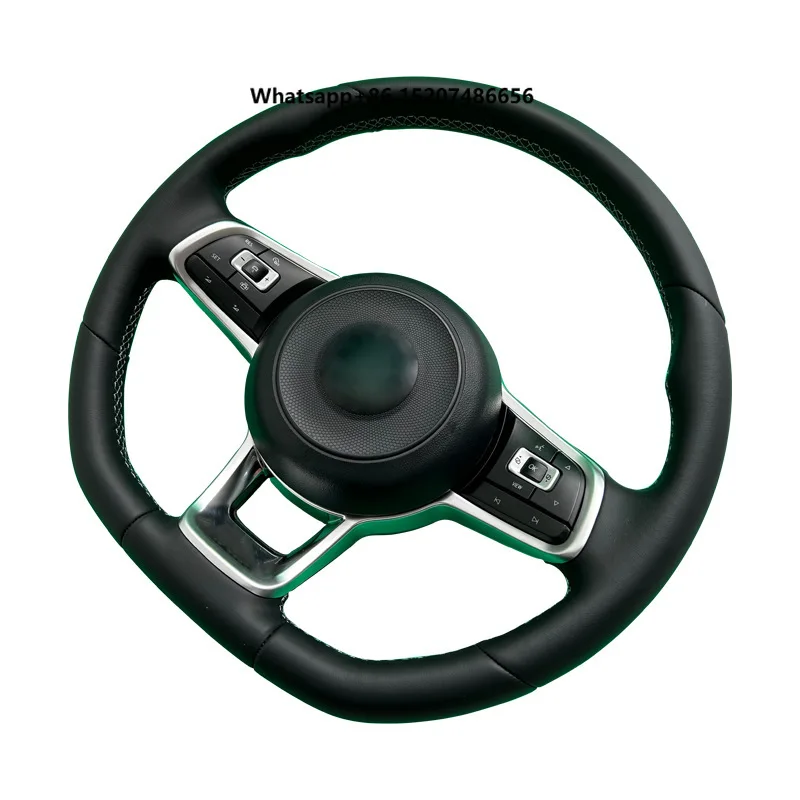 Racing Steering Wheel with Paddle Shifters for Golf-Polyurethane 3 Spokes