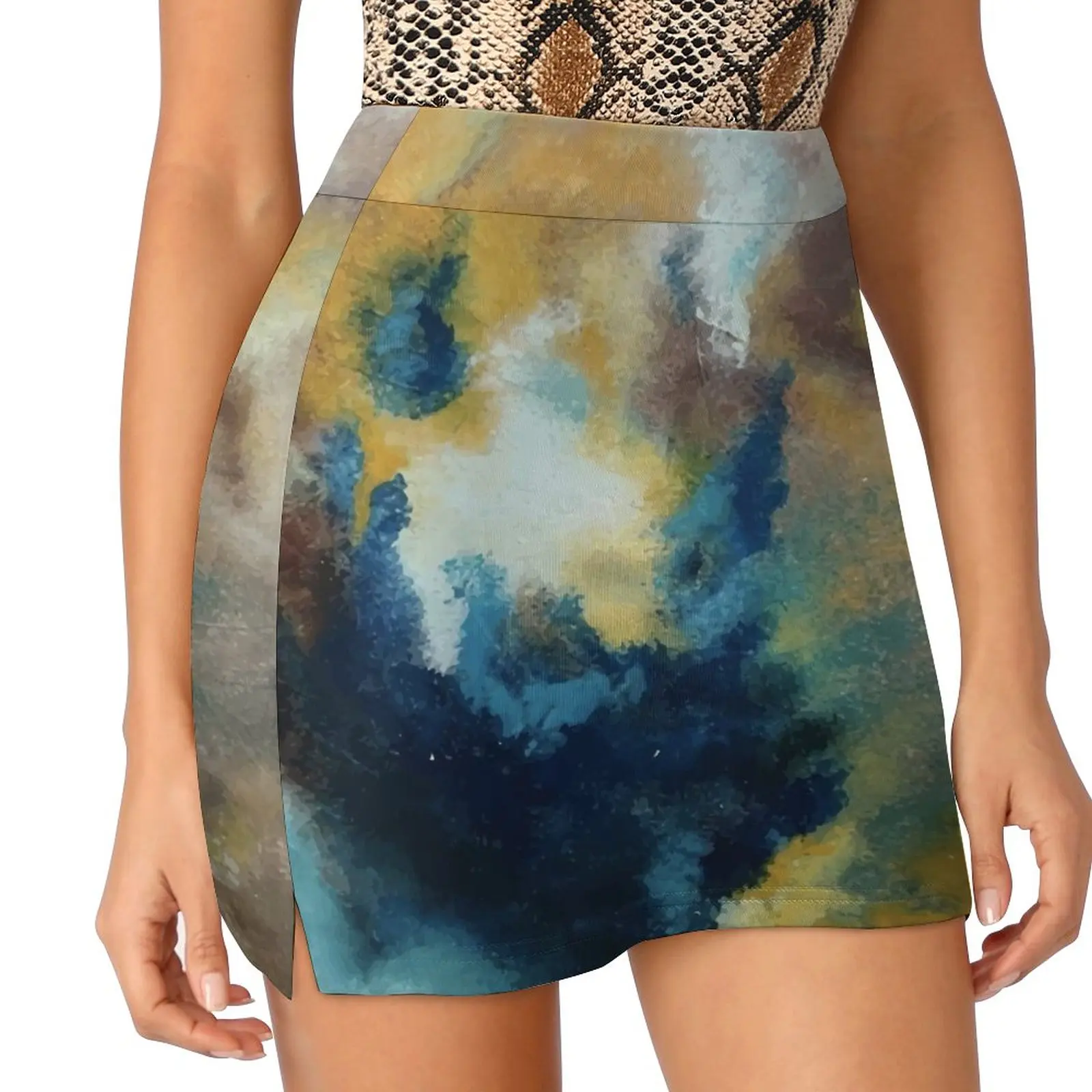 

Abstract Skies Light Proof Trouser Skirt fairy core women clothes Skort for women