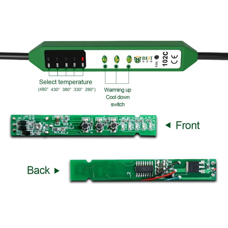 110V 220V 90W Electric Soldering iron 102C Adjustable Temperature soldering iron welding Solder iron tool