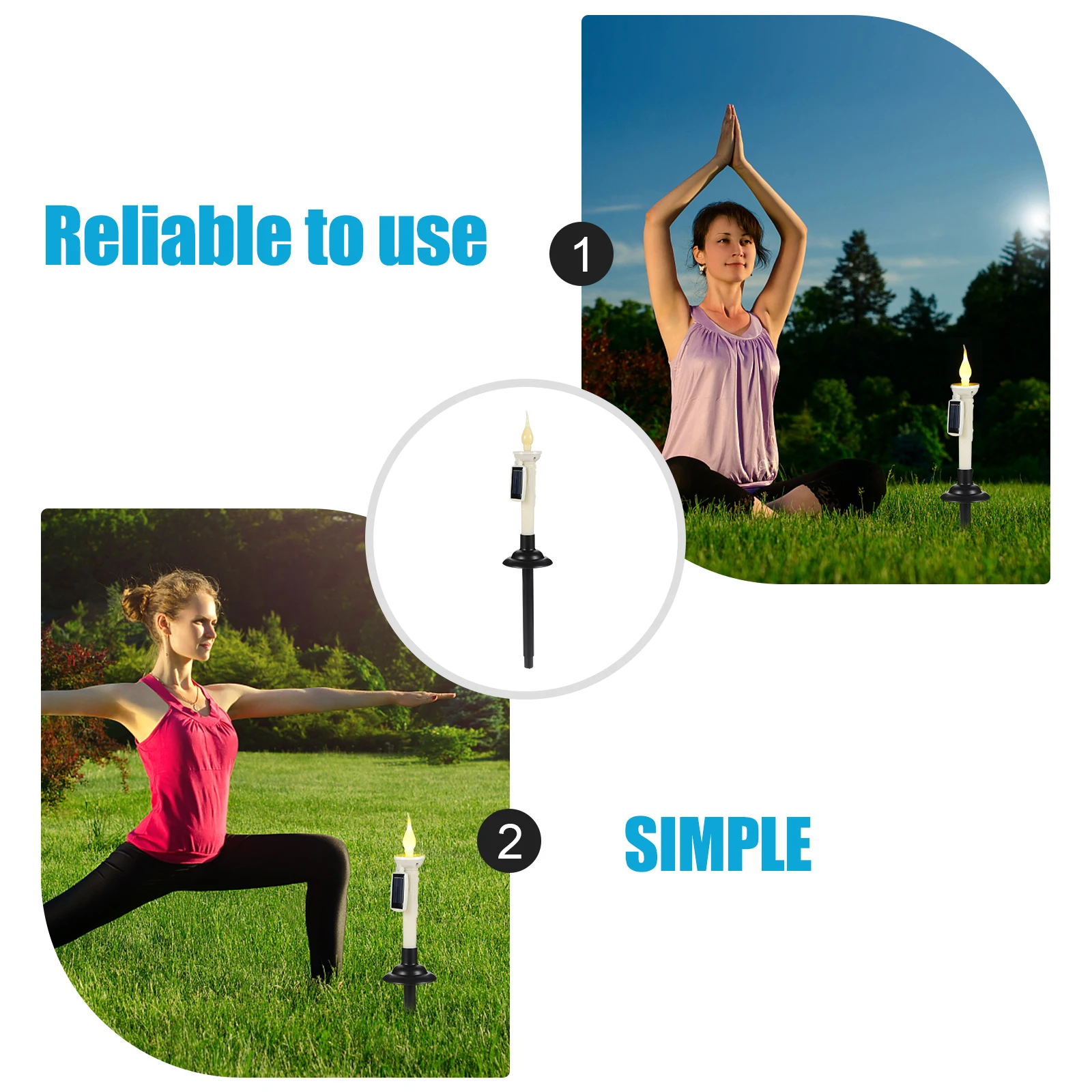 

Solar Lawn Light LED Garden Lamp Waterproof Pathway Lights Outdoor Decorative Yard Stake Landscape Lighting Solar Powered Eco