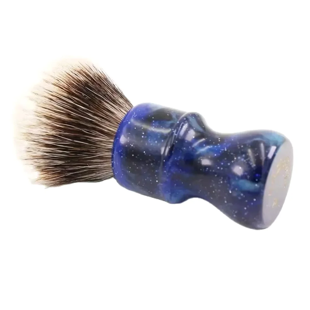YAQI 24MM Mysterious Space Color Handle Two Band Hair Knot Men Shaving Brushes Men Shaving Products Best Gift for Men