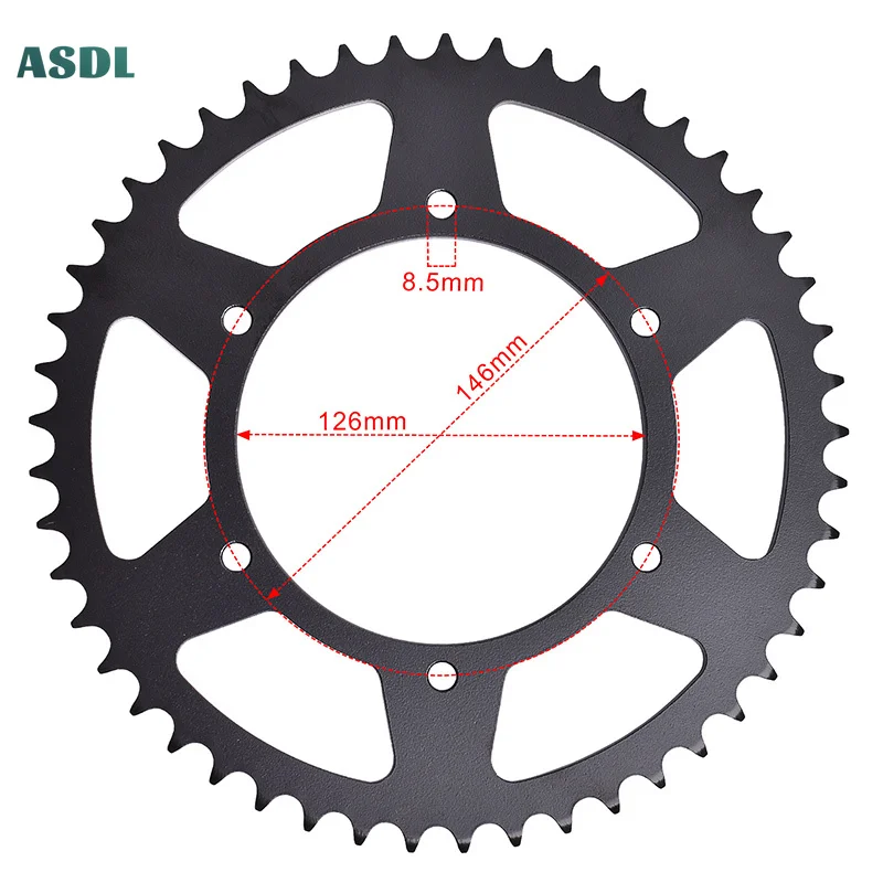 520 49T 13T Motorcycle Front and Rear Sprocket Gear Wheel For Suzuki DR-Z250 K1 K2 K3 K4 K5 K6 K7 2001-2007 DRZ250 DR Z250