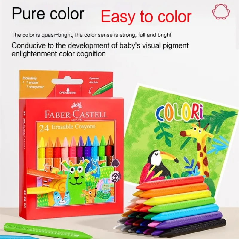 12/24pcs Colorful Crayons Sticks Safe Non-Toxic Drawing for Adults Children Graffiti Coloring Pen Painting Students Stationery