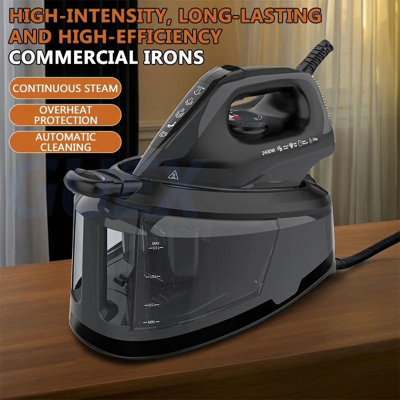 Mesin Setrika Komersial dengan Pengaturan Suhu Otomatis dan Pemutus Daya untuk Setrika Tirai di Toko Dry Cleaning