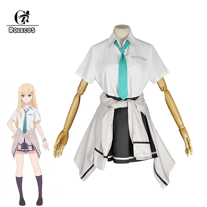 ROLECOS Anime Gimai Seikatsu Saki Ayase Cosplay Costume Days with My Stepsister Saki Ayase School Uniform Halloween Party Suit