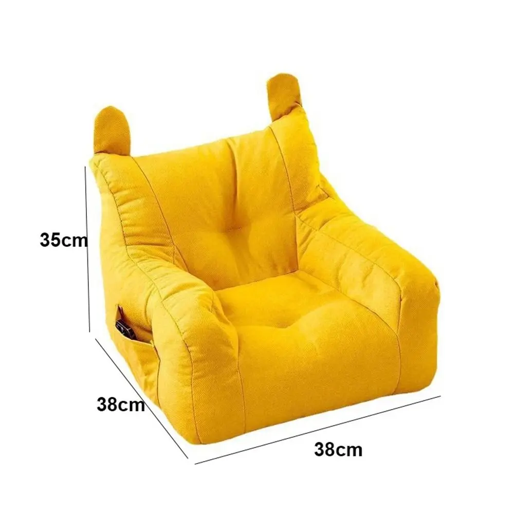 Soft Small Sofa Chair with Storage Bag Comfortable Living Room Lazy Sofa Ergonomic Children's Bear Sofa Chair For Boys and Girls
