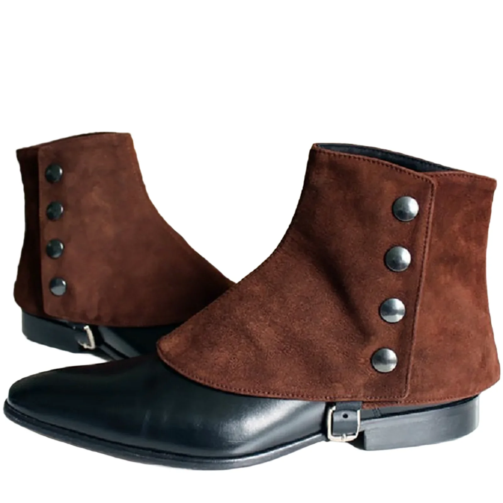 

Medieval Boots Covers Man Pirate Costume Accessories Adults 1920s Spats For Party Carnival Halloween Props Fancy Dress