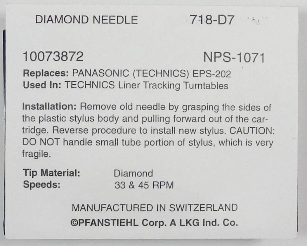 Panasonic Technics EPS24CS EPS25 SL5 SLBD22 P24 P28 T4P Phono Needle For LP Vinyl Record Player Turntable Phonograph Accessories