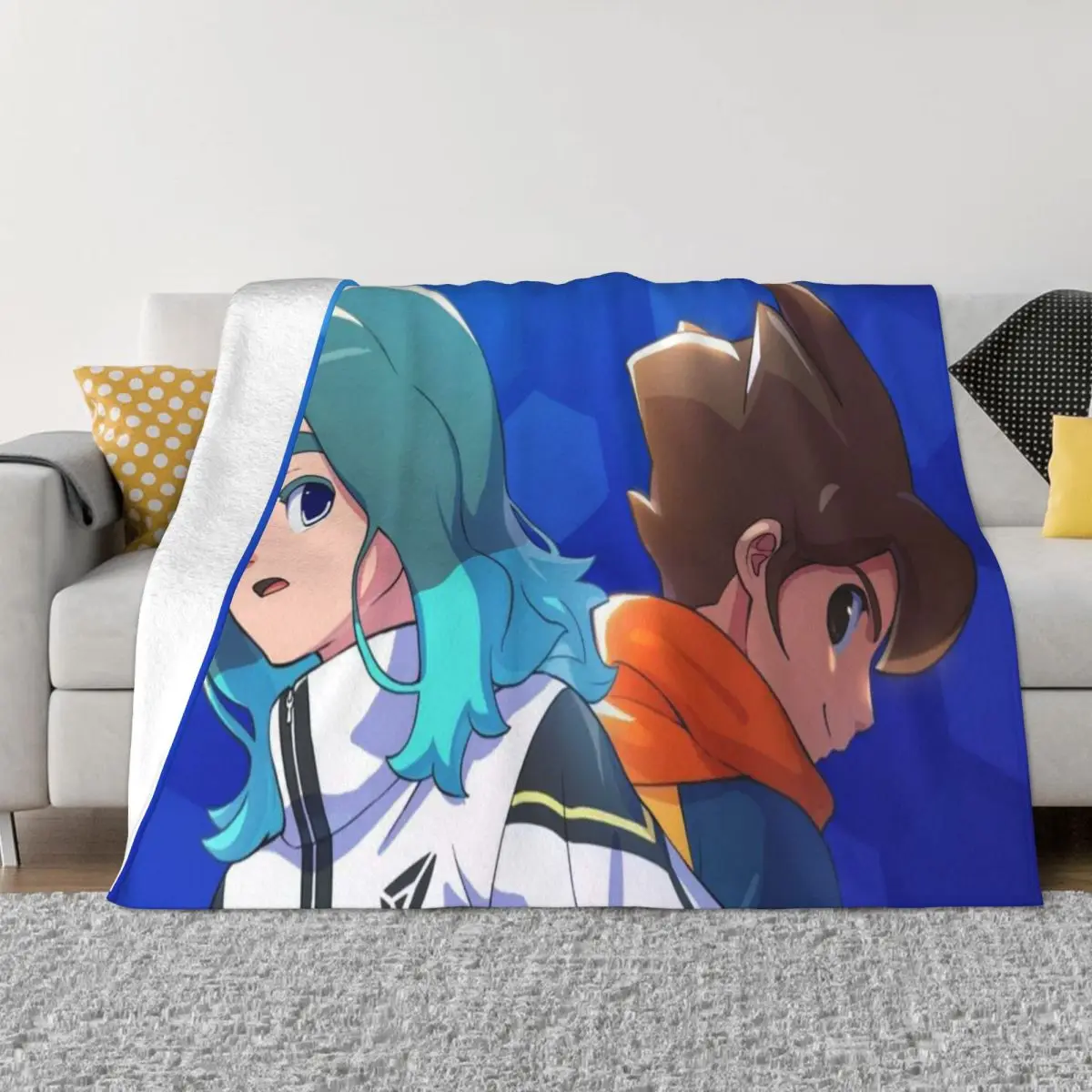 Inazuma Eleven 000902, домашние одеяла, одеяло для кровати, пара одеял, одеяла и пледы, пледы