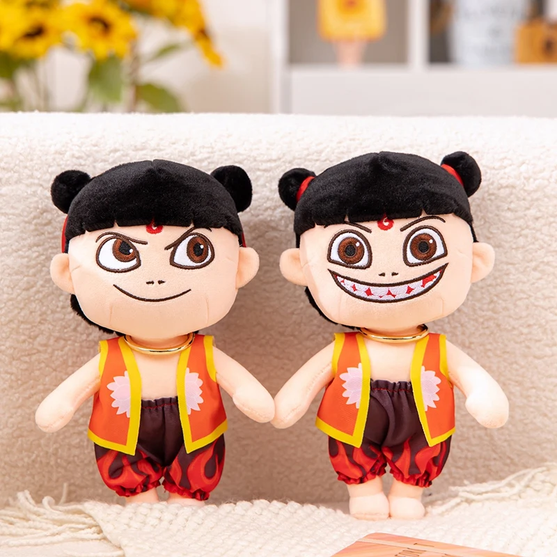 

25 см Nezha2 Born Bonds мультфильм моделирование аниме персонажи мягкая плюшевая игрушка милая кукла плюшевая игрушка Kawaii Nezha мозговые куклы