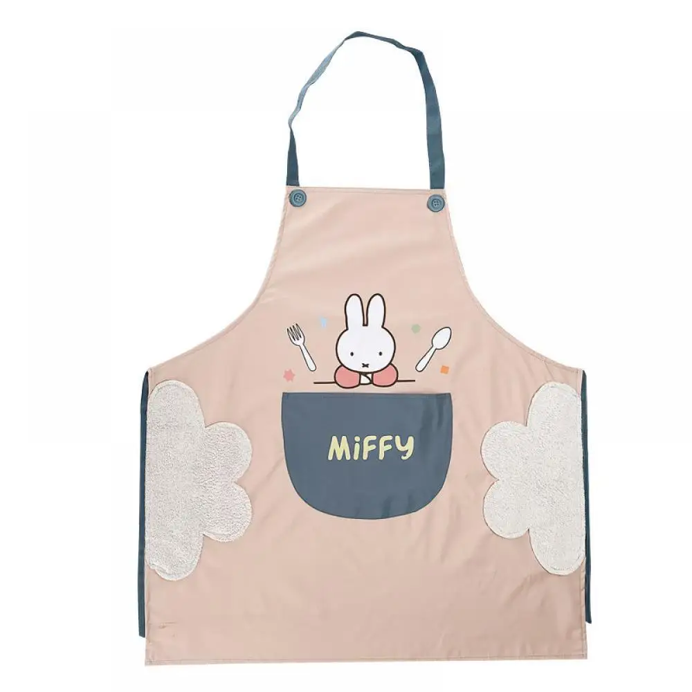 

Miffy Apron Cute Anime Cartoon Waterproof and Oil Resistant Creative Hand Erasable Kawaii Simple Sleeveless Apron Home Gift