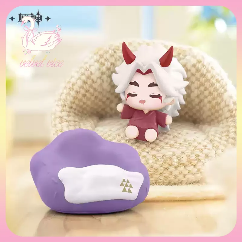Original Genshin Impact Cloud Pillow Dream Series Chibi Kühlschrankmagnet Blind Box Magnetfigur Sammlerstücke Spielzeug Mädchen Geschenk