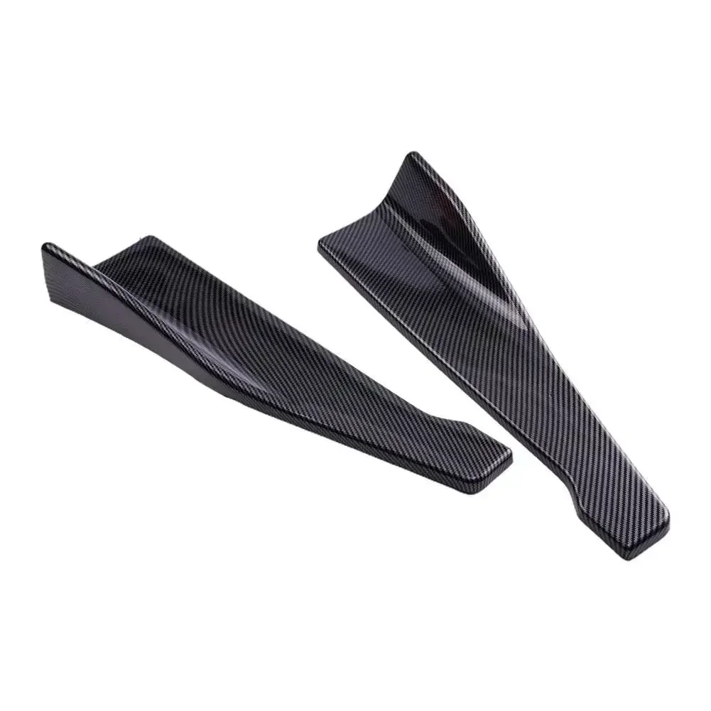 48cm 2Pcs Car Side Skirt Back Bumper Spoiler Splitter Protector Scratch Protector Universal For BMW E90 For VW Golf 5 6 Accessor 5