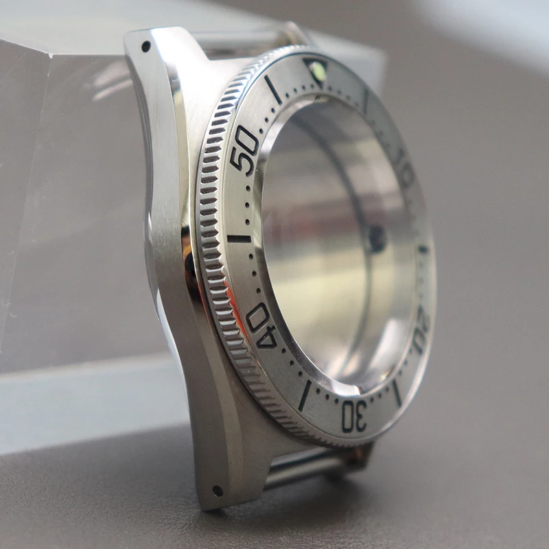 40.5MM Luxury SPB143J1/SPB253J1 Watch Case Sapphire Glass For NH34 NH35 NH36/38 Movement Black Tiger Whale Mod Parts 28.5mm Dial