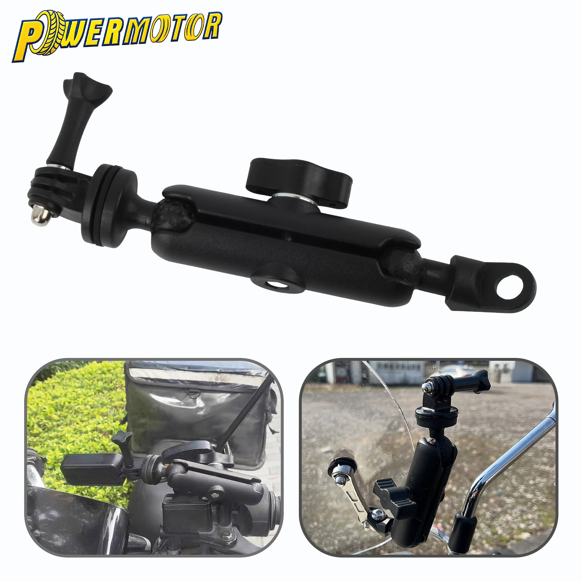 

Motorcycle Handlebar Mirror Mount Bracket Bicycle Holder For GoPro 12 11 10 9 8 For Insta360 X3 X4 DJI Action Camera Parts
