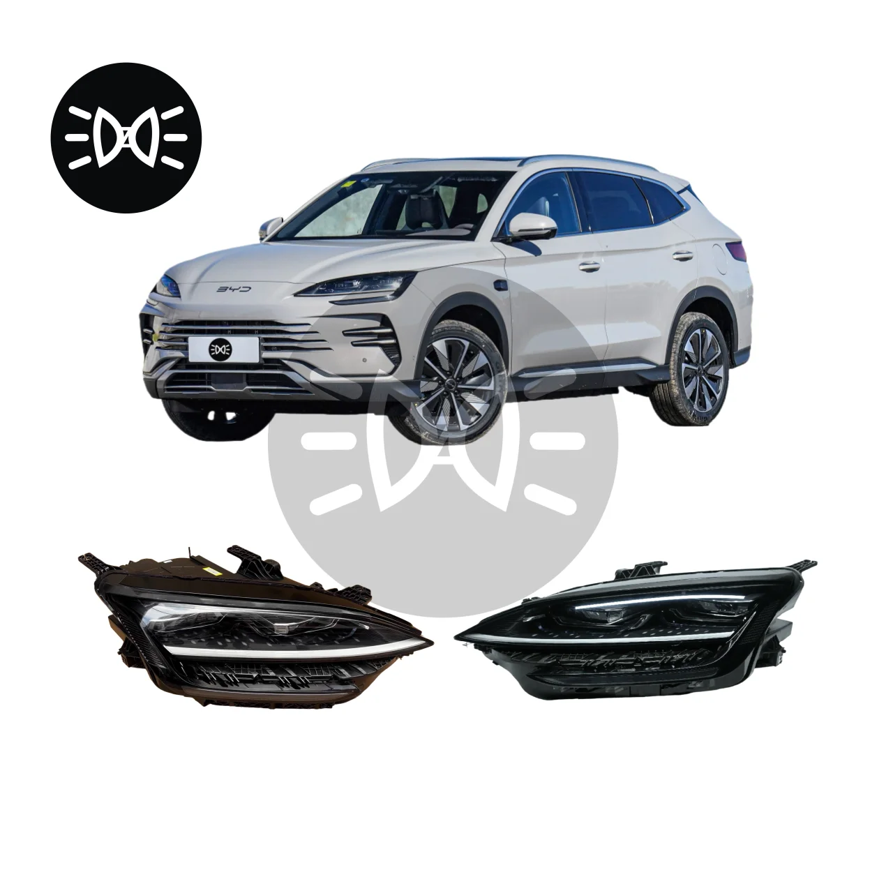

2021-2025 BYD Sealion 6 BYD Song PLUS Original Disassembled Headlights with Yellow, White and Blue Labels Factory Direct Sales
