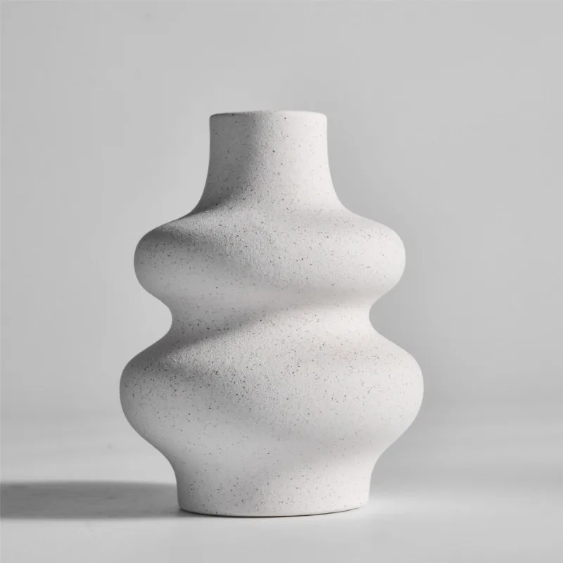 

Vase premium ins wind ceramic gourd insert vase lily cream wind bedroom living room ornament