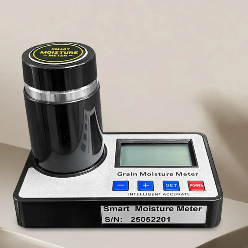 Coffee Cocoa Bean Wheat Corn Moisture Wheat Moisture Meter for 19 Wheat Intelligent Moisture Tester Digital Display
