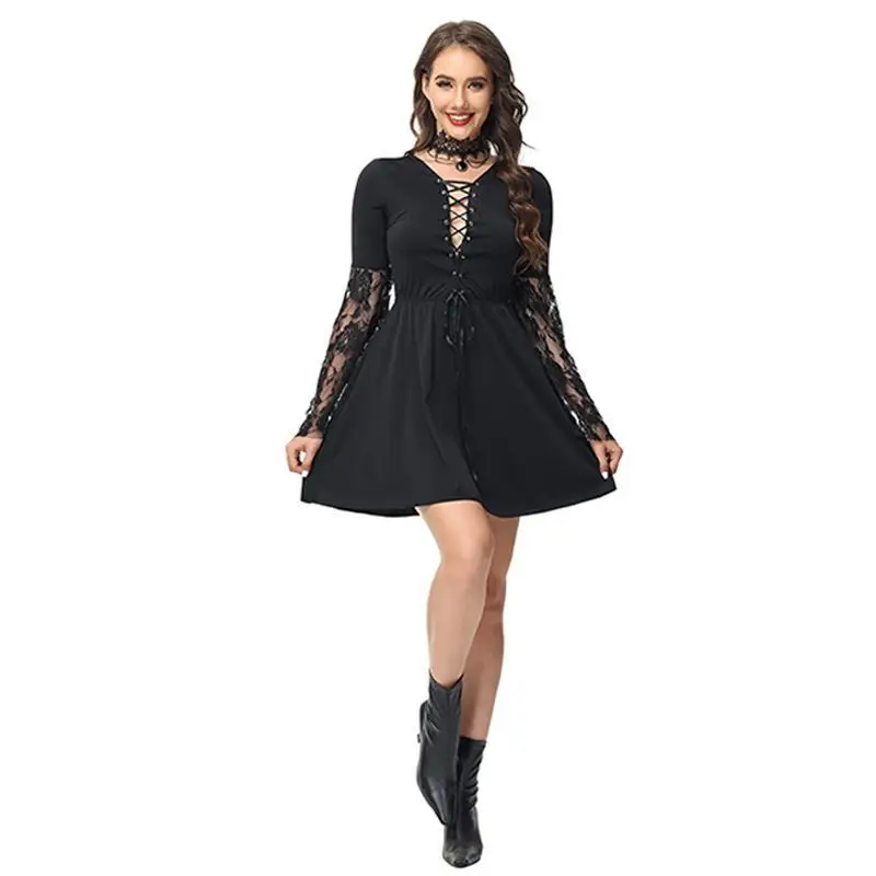 2023 neue Hexe Magie Cosplay Kostüm Leistung Dance Maskerade Ball Rolle-plang eup frauen Faion Bühne Outfit